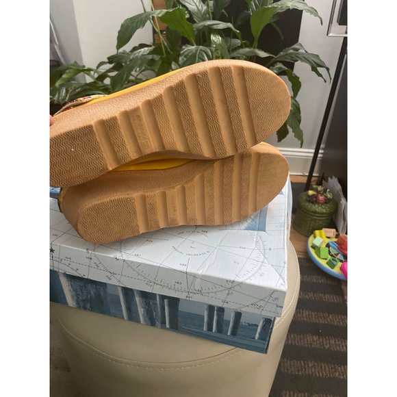 Speedy top Slider  plaid wedge waterproof ankelrubber rain boot - Picture 5 of 8